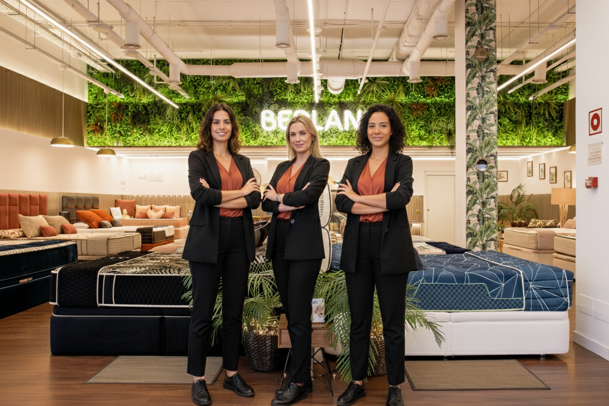 a collage of a woman applying a mask